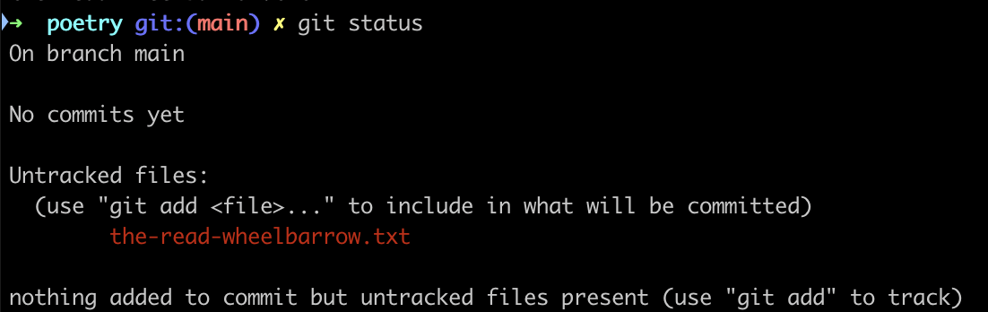 git status which files are modified